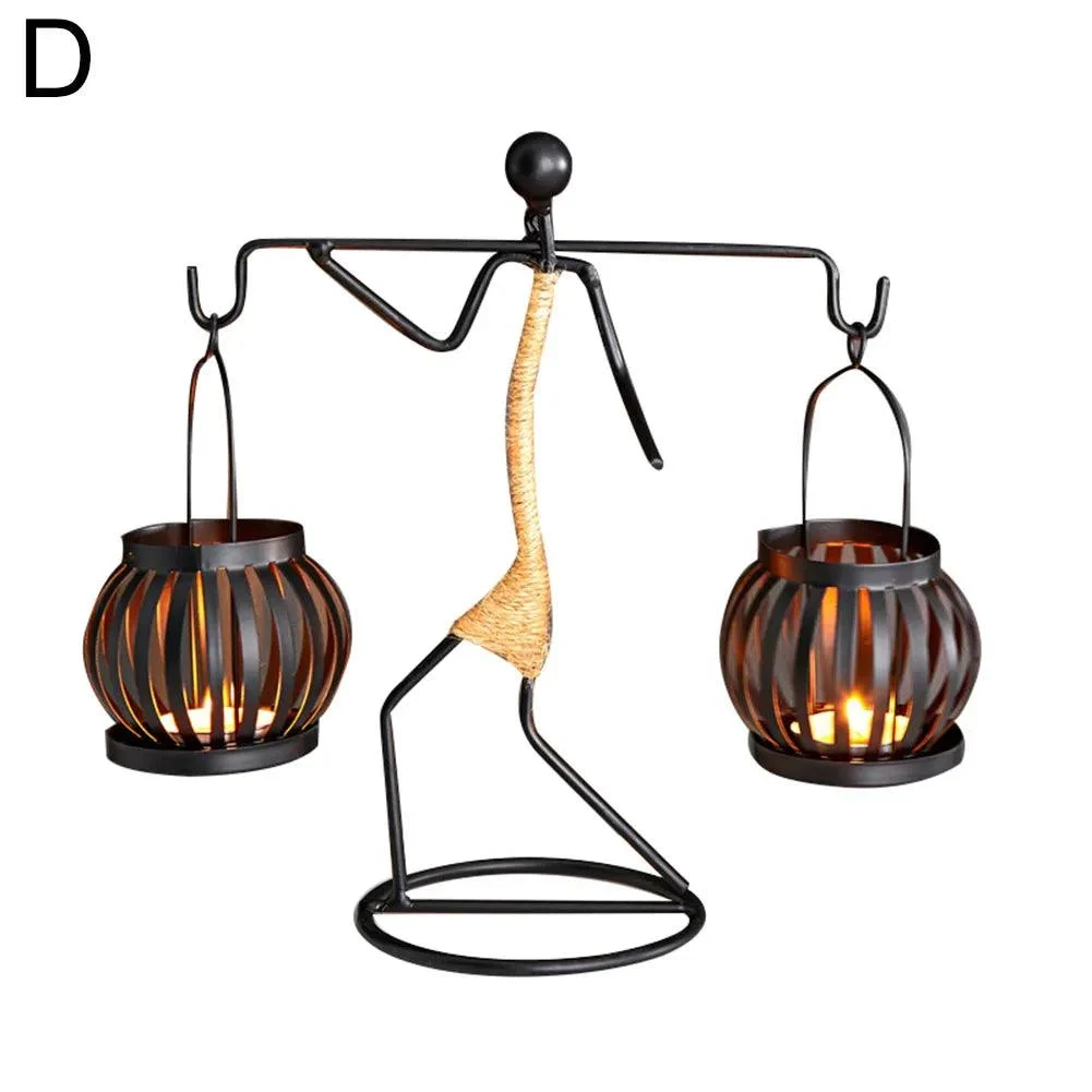 Metal_Candlestick_Handmade_Sculpture_-_-4334105 Metal Candlestick: Handmade Sculpture -
