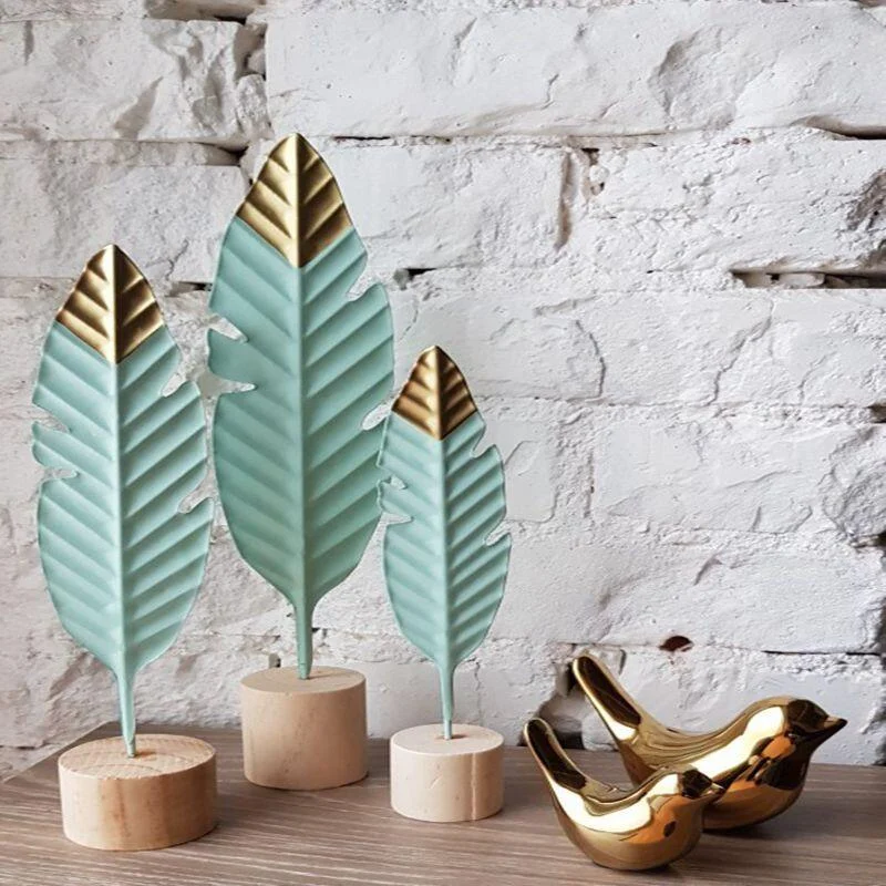 Metal_Feather_Ornament_-_-4334278 Metal Feather Ornament -