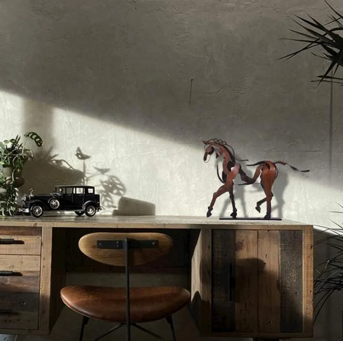 Metal_Horse_Sculpture_-_-4334393 Metal Horse Sculpture -