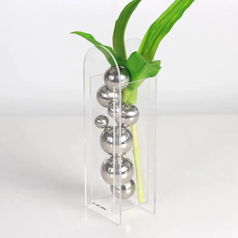 MetallicBallAbstractVase-Homeko4 Metallic Ball Abstract Vase - Homeko