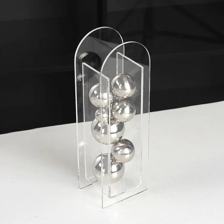 MetallicBallAbstractVase-Homeko6 Metallic Ball Abstract Vase - Homeko