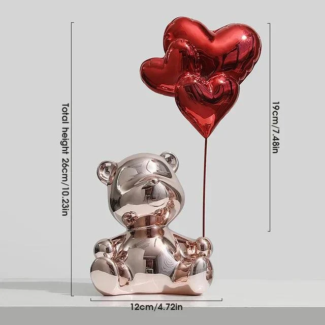MetallicBalloonBear-Homeko1 Metallic Balloon Bear - Homeko