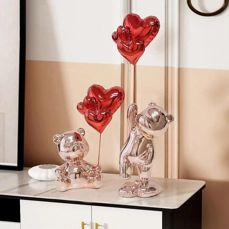 MetallicBalloonBear-Homeko4 Metallic Balloon Bear - Homeko