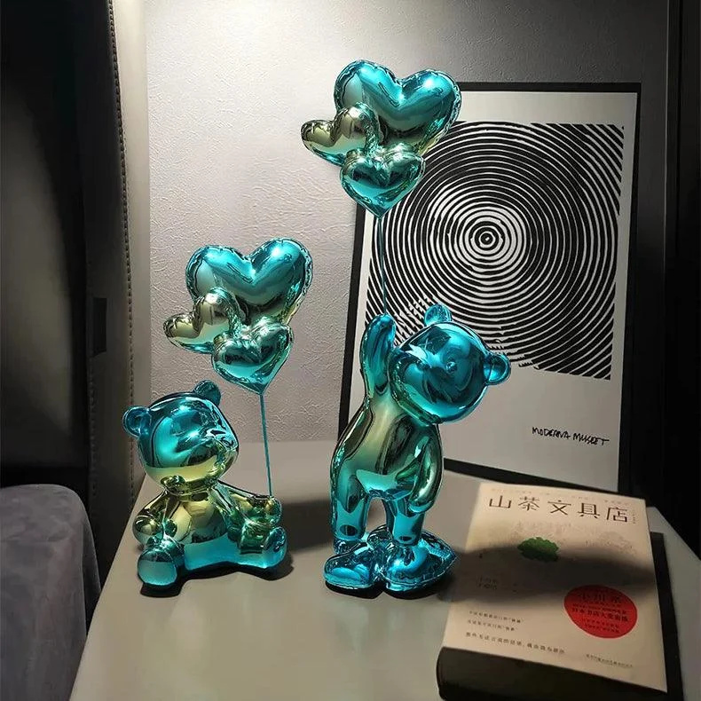 MetallicBalloonBear-Homeko6 Metallic Balloon Bear - Homeko