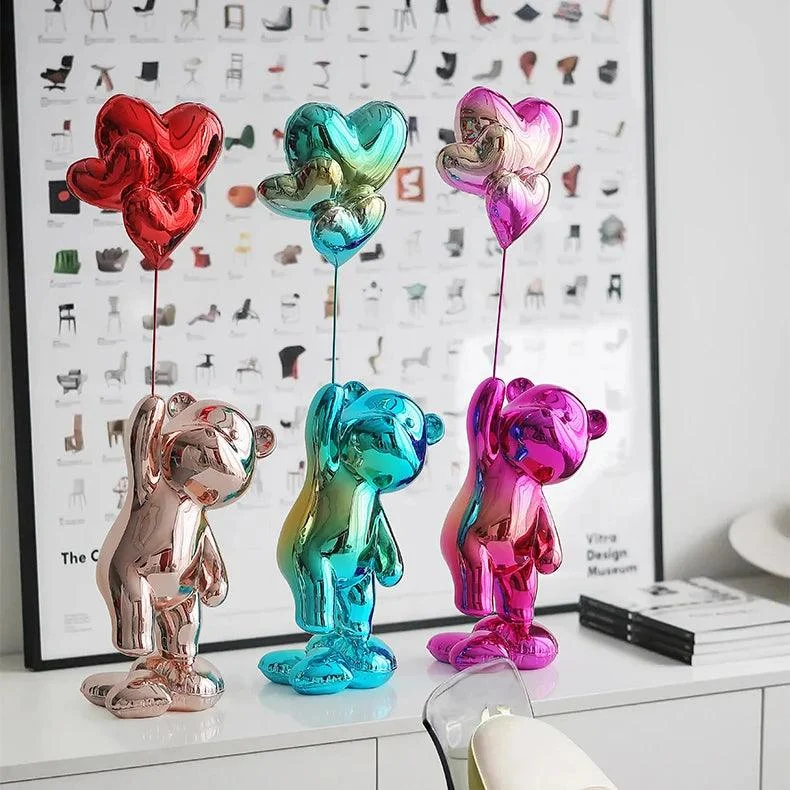 MetallicBalloonBear-Homeko7 Metallic Balloon Bear - Homeko