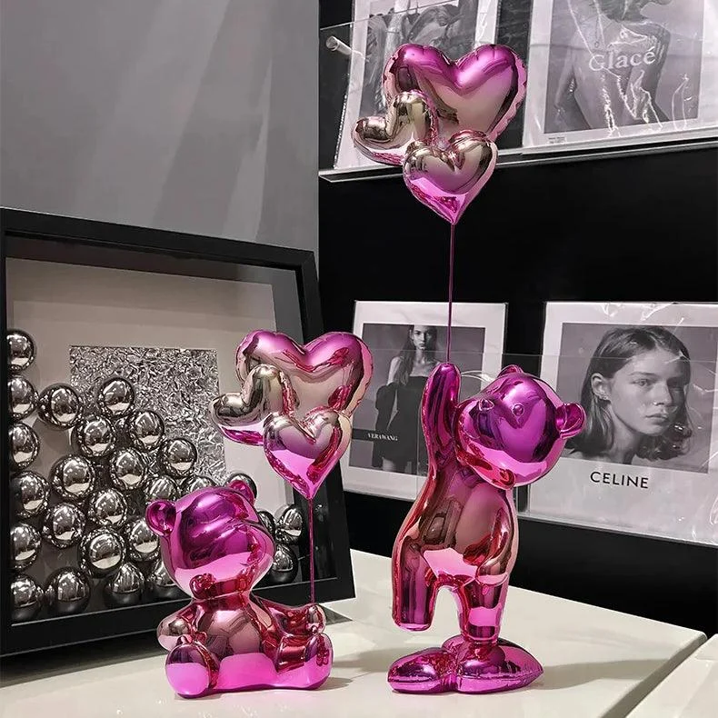 MetallicBalloonBear-Homeko9 Metallic Balloon Bear - Homeko