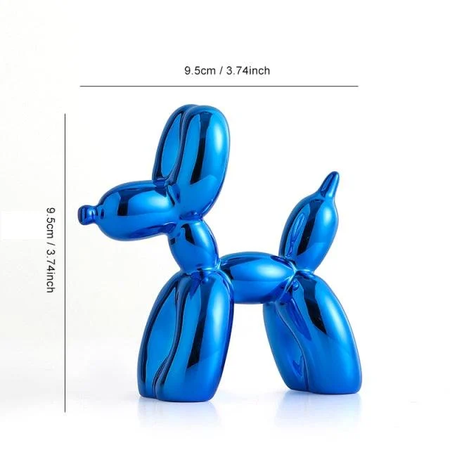 MetallicBalloonDogFigurine-Homeko1 Metallic Balloon Dog Figurine - Homeko
