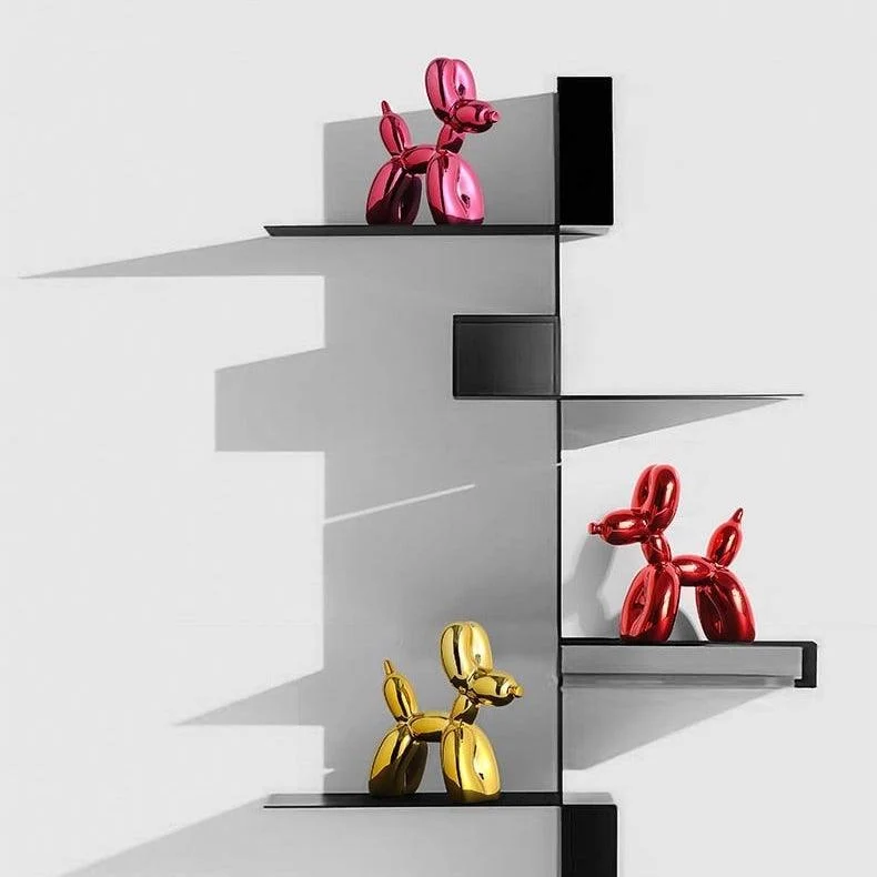MetallicBalloonDogFigurine-Homeko5 Metallic Balloon Dog Figurine - Homeko