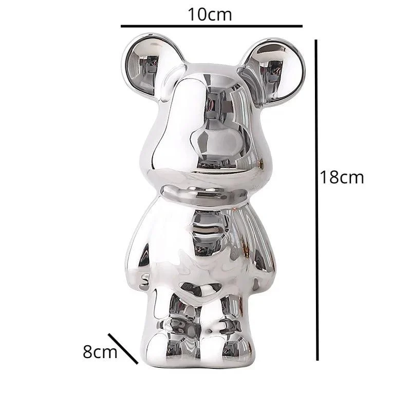 MetallicBearPennyBank-Homeko10 Metallic Bear Penny Bank - Homeko