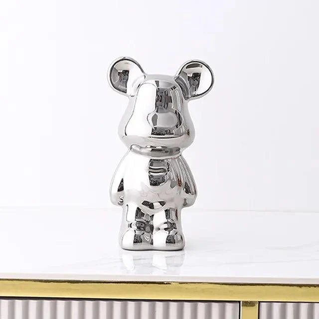 MetallicBearPennyBank-Homeko13 Metallic Bear Penny Bank - Homeko