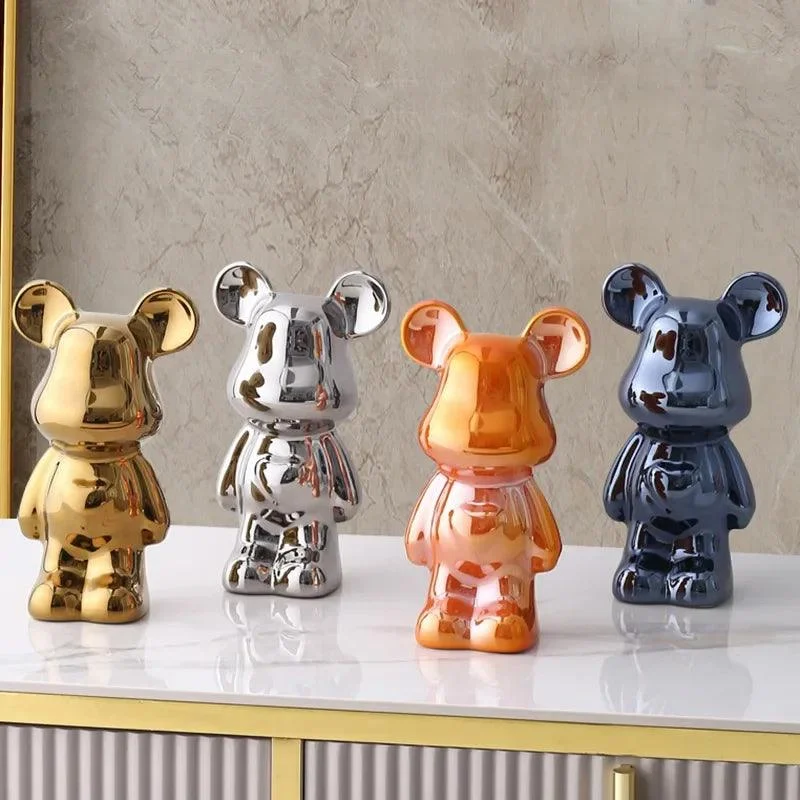 MetallicBearPennyBank-Homeko5 Metallic Bear Penny Bank - Homeko