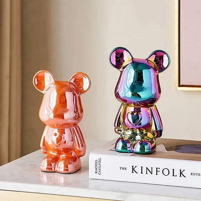 MetallicBearPennyBank-Homeko7 Metallic Bear Penny Bank - Homeko