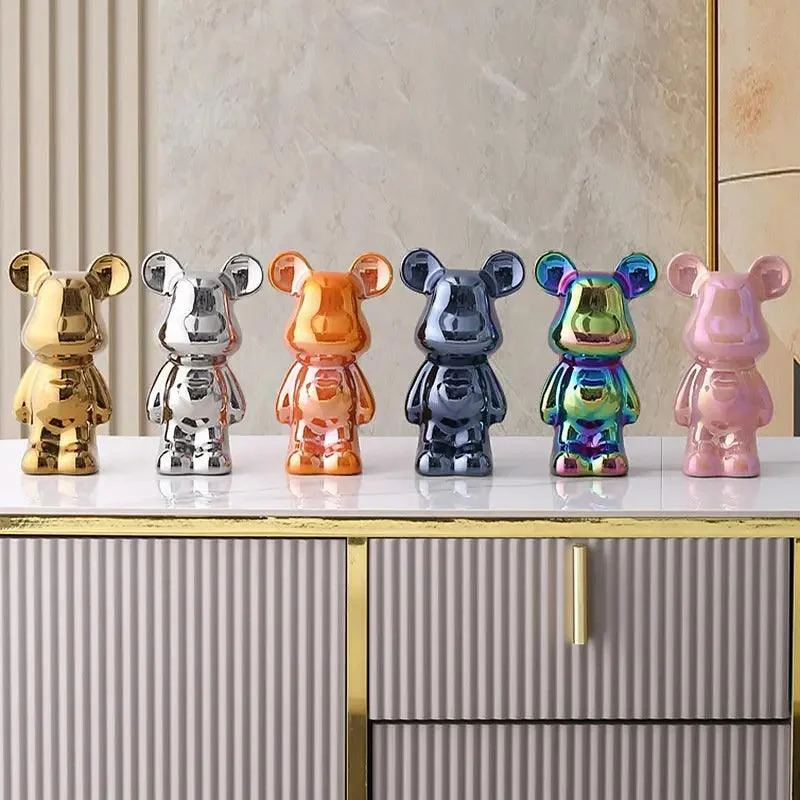 MetallicBearPennyBank-Homeko8 Metallic Bear Penny Bank - Homeko