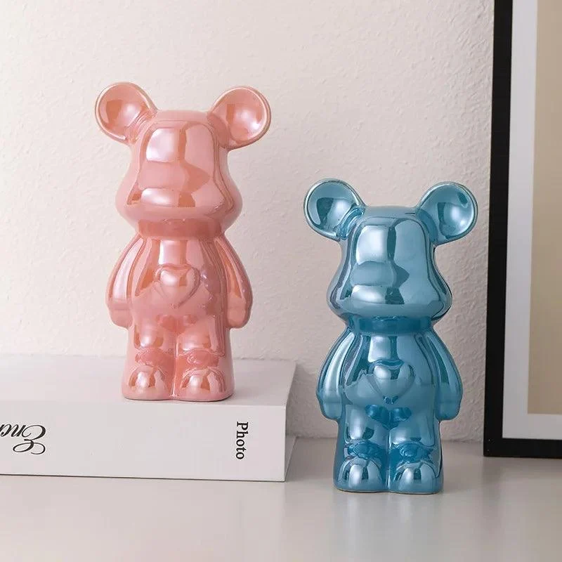 MetallicBearPennyBank-Homeko9 Metallic Bear Penny Bank - Homeko