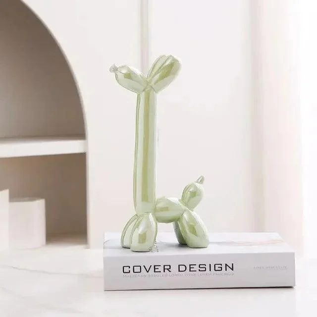 MetallicCeramicBalloonDog-Homeko11 Metallic Ceramic Balloon Dog - Homeko