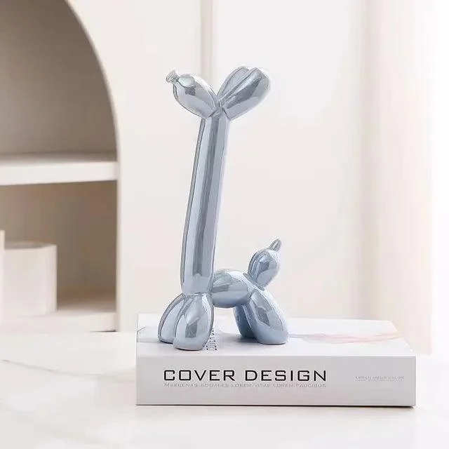 MetallicCeramicBalloonDog-Homeko12 Metallic Ceramic Balloon Dog - Homeko