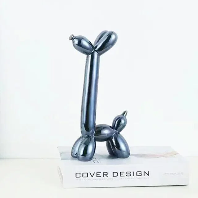 MetallicCeramicBalloonDog-Homeko14 Metallic Ceramic Balloon Dog - Homeko