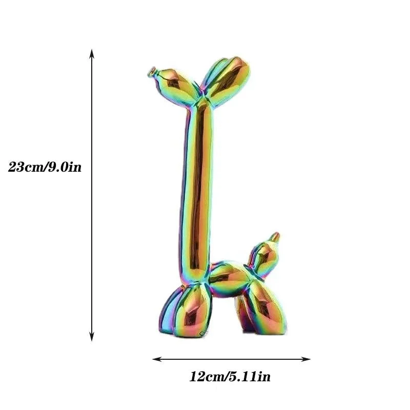 MetallicCeramicBalloonDog-Homeko5 Metallic Ceramic Balloon Dog - Homeko