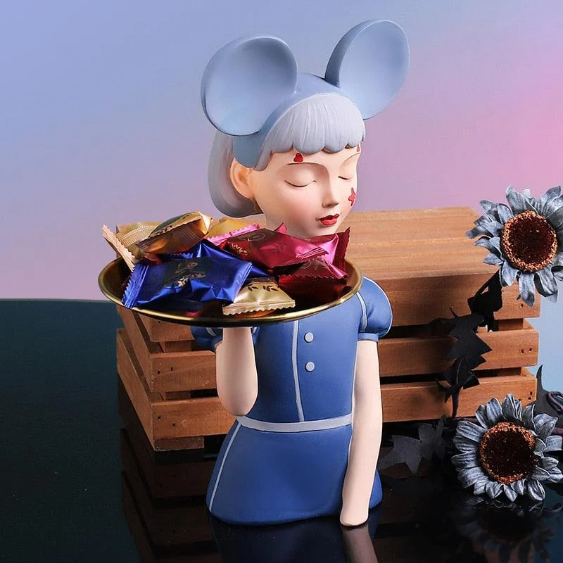Mickey Headband Girl Tray - Homeko