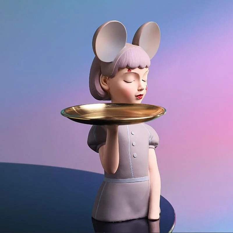 Mickey Headband Girl Tray - Homeko