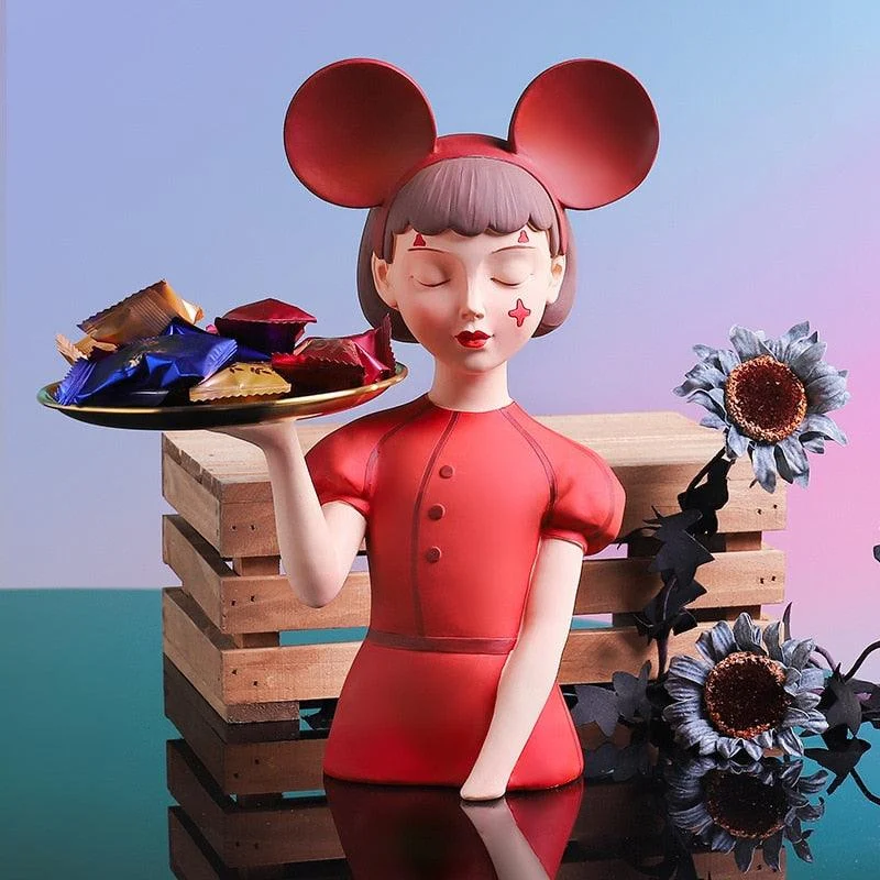 Mickey Headband Girl Tray - Homeko