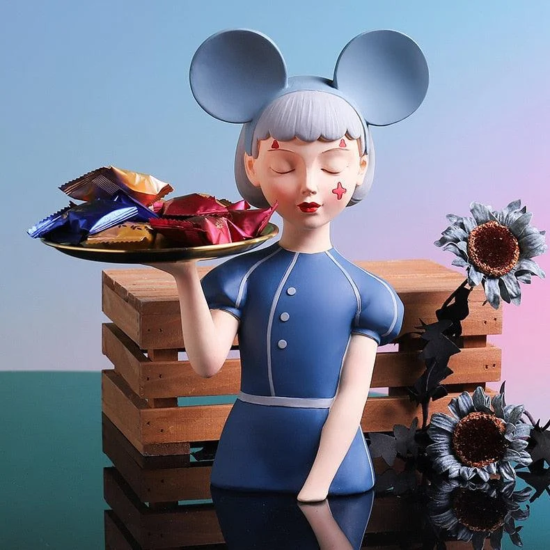 Mickey Headband Girl Tray - Homeko