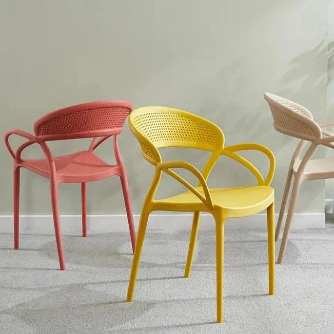 Mid-Century Modern Desinged Hingeless Mesh Chair -