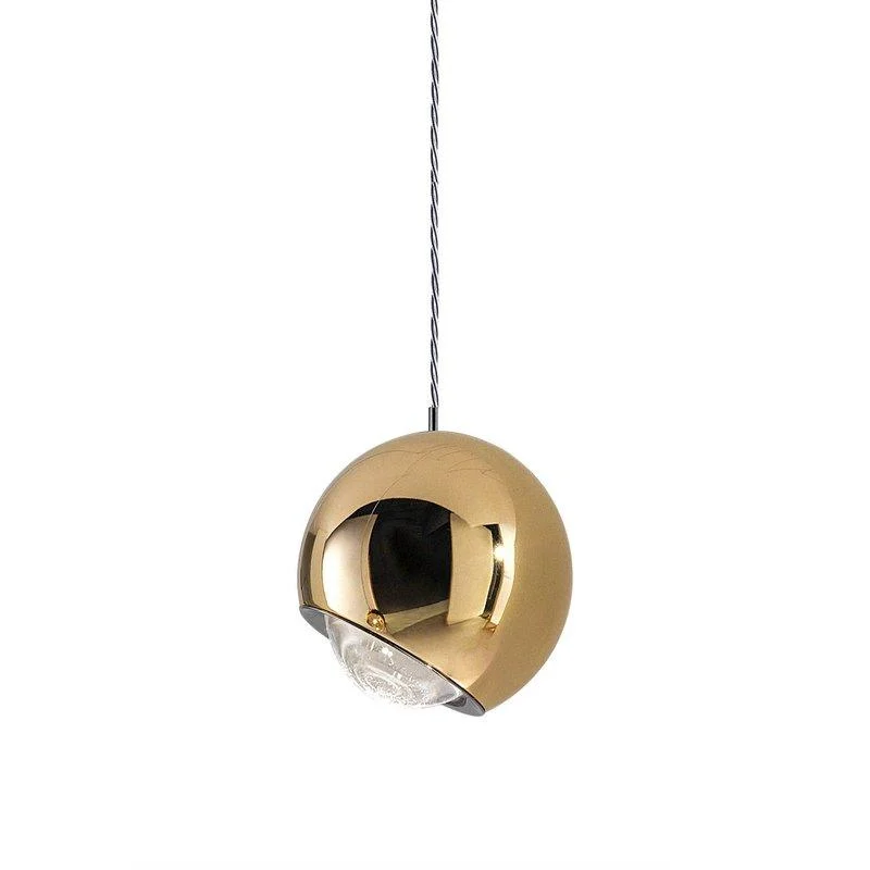 Mid-century Mirror Ball LED Pendant Light - Homeko