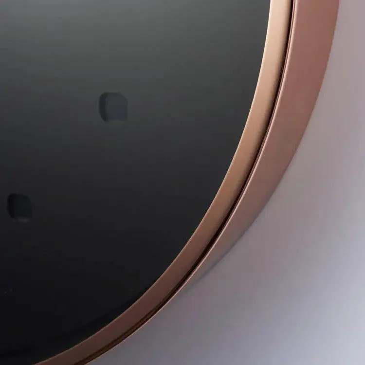 Midnight Rose Gold Wall Clock -