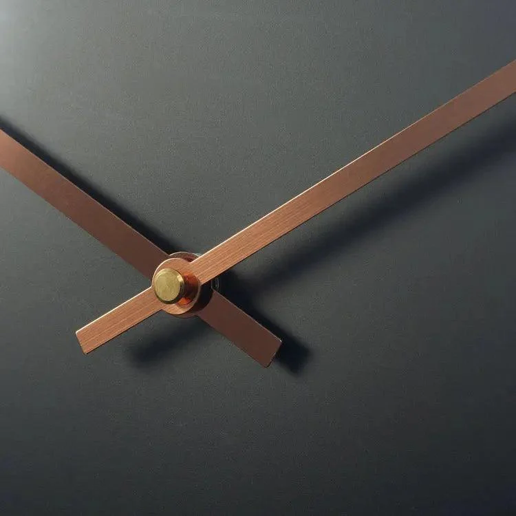 Midnight Rose Gold Wall Clock -