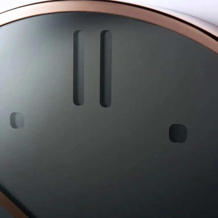 Midnight Rose Gold Wall Clock -