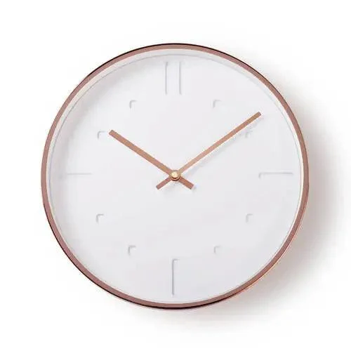 Midnight Rose Gold Wall Clock -