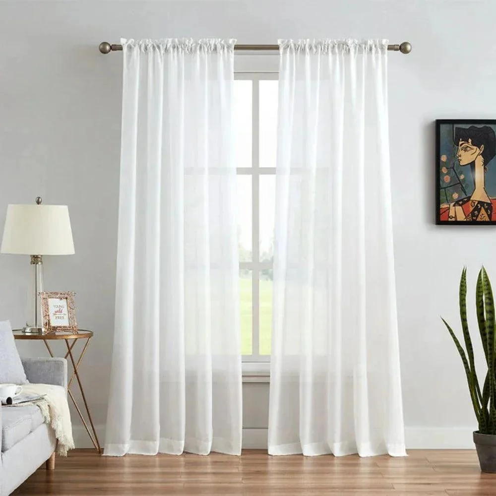 MinaHerringbonePatternTextureSemiTransparentCurtainsPleated-Homeko1 Mina Herringbone Pattern Texture Semi Transparent Curtains Pleated - Homeko