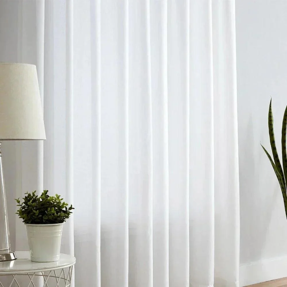 MinaHerringbonePatternTextureSemiTransparentCurtainsPleated-Homeko2 Mina Herringbone Pattern Texture Semi Transparent Curtains Pleated - Homeko