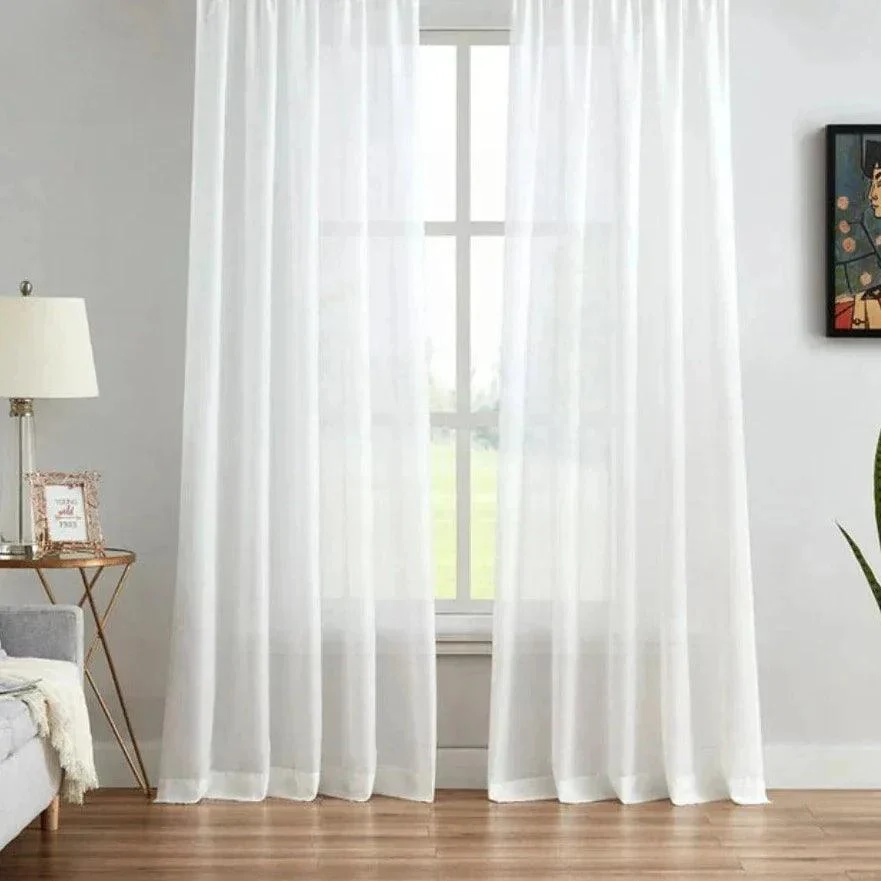 MinaHerringbonePatternTextureSemiTransparentCurtainsSoftRoof-Homeko1 Mina Herringbone Pattern Texture Semi Transparent Curtains Soft Roof - Homeko