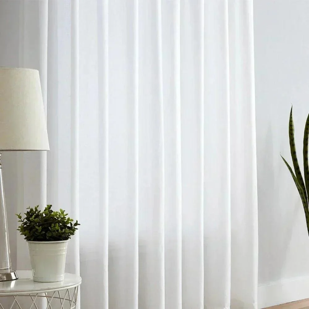 MinaHerringbonePatternTextureSemiTransparentCurtainsSoftRoof-Homeko2 Mina Herringbone Pattern Texture Semi Transparent Curtains Soft Roof - Homeko