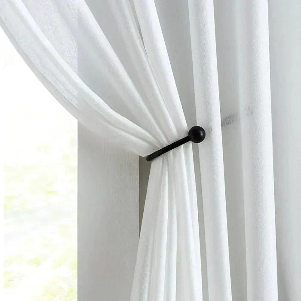 MinaHerringbonePatternTextureSemiTransparentCurtainsSoftRoof-Homeko4 Mina Herringbone Pattern Texture Semi Transparent Curtains Soft Roof - Homeko