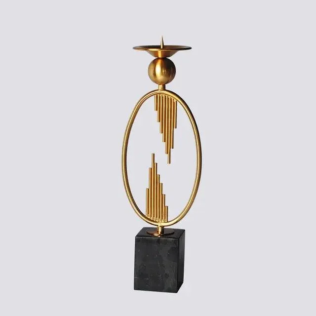 Mina_Metal_Marble_Candle_Holder_-_-4335380 Mina Metal & Marble Candle Holder -