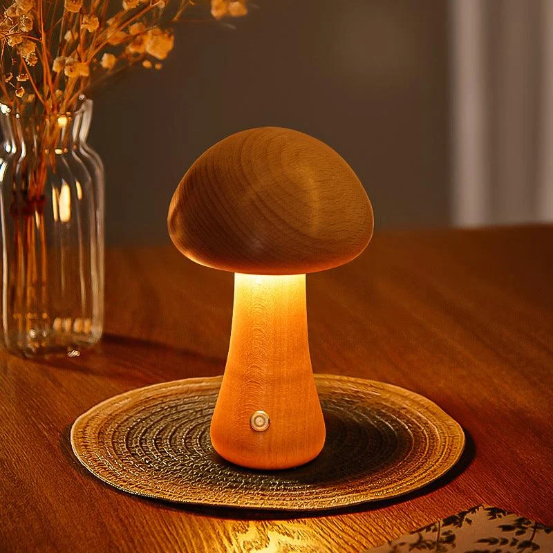 MiniMushroomTableLampwithSoftLEDLighting-Homeko2 Mini Mushroom Table Lamp with Soft LED Lighting - Homeko