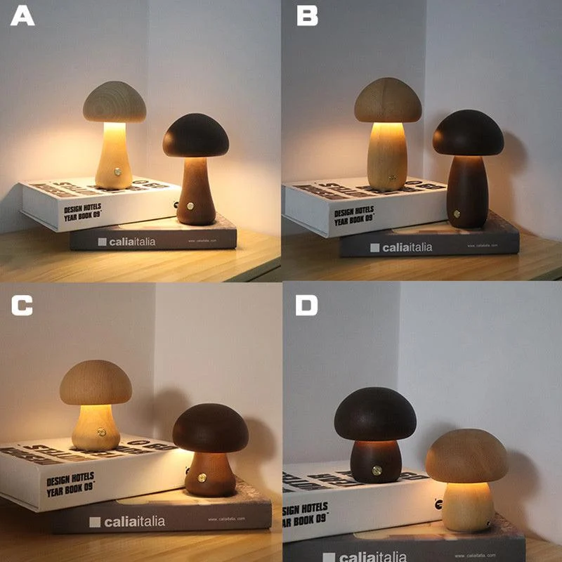 MiniMushroomTableLampwithSoftLEDLighting-Homeko5 Mini Mushroom Table Lamp with Soft LED Lighting - Homeko