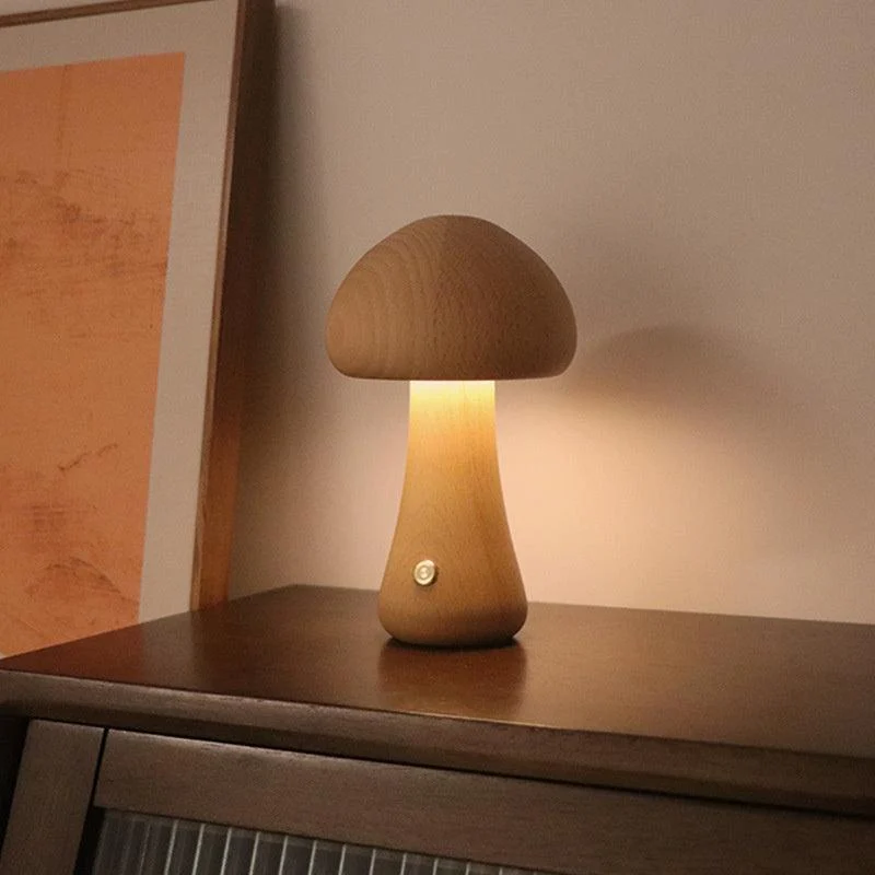 MiniMushroomTableLampwithSoftLEDLighting-Homeko7 Mini Mushroom Table Lamp with Soft LED Lighting - Homeko