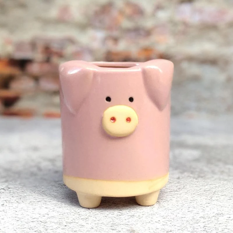 Mini_Ceramic_Cartoon_Planter_-_-4335576 Mini Ceramic Cartoon Planter -