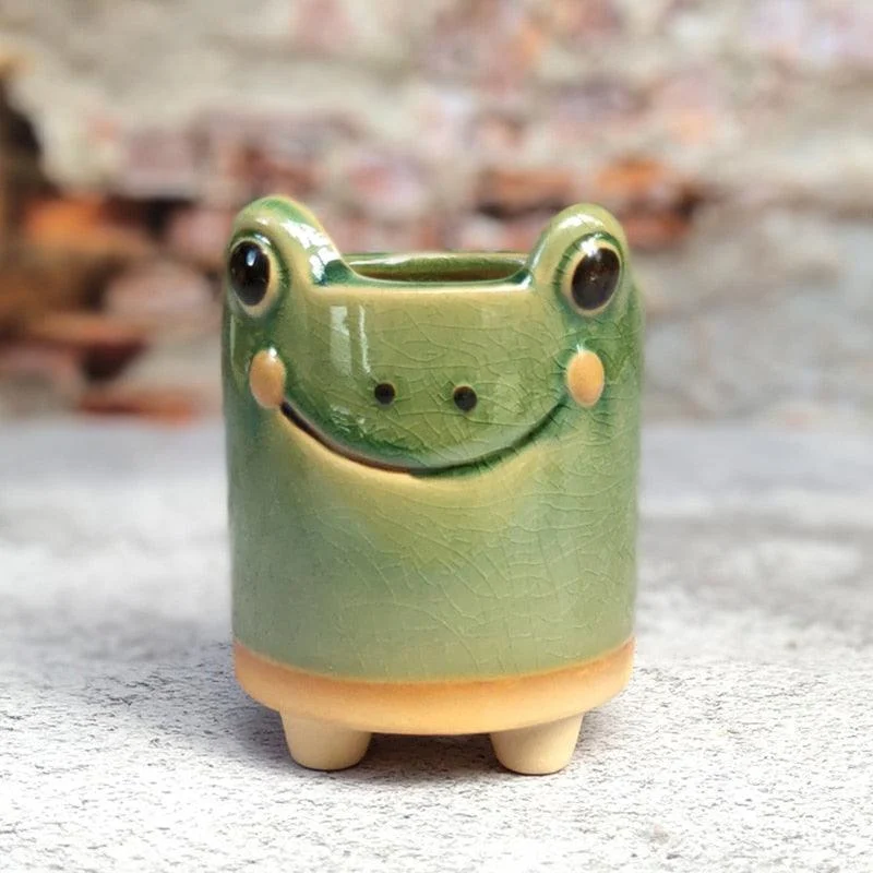 Mini_Ceramic_Cartoon_Planter_-_-4335593 Mini Ceramic Cartoon Planter -