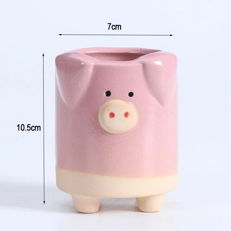 Mini_Ceramic_Cartoon_Planter_-_-4335609 Mini Ceramic Cartoon Planter -