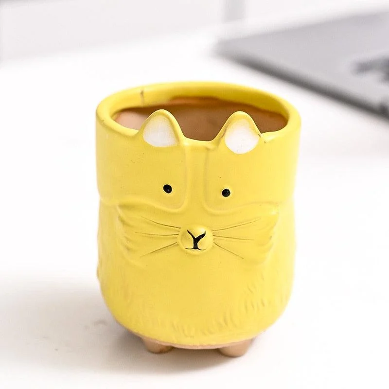 Mini_Ceramic_Cartoon_Planter_-_-4335633 Mini Ceramic Cartoon Planter -