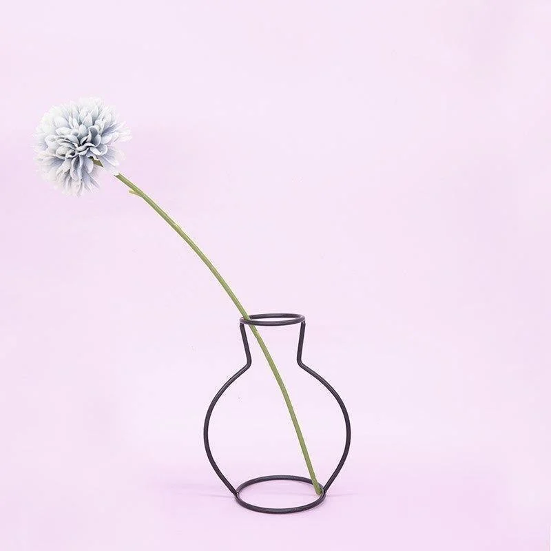 Minimal_Iron_Line_Vase_Holder_-_-4336676 Minimal Iron Line Vase Holder -
