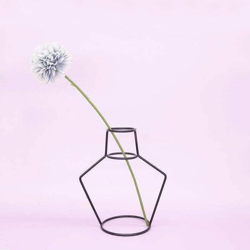 Minimal_Iron_Line_Vase_Holder_-_-4336700 Minimal Iron Line Vase Holder -