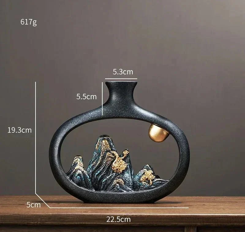 MinimalismMountainStoneVase-Homeko6 Minimalism Mountain Stone Vase - Homeko