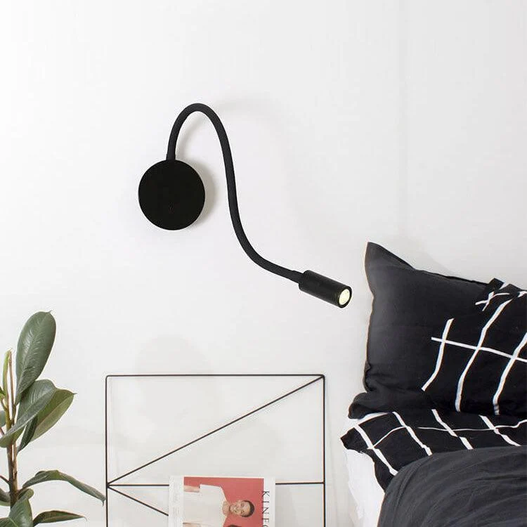 Minimalist1-lightLEDwalllampwith360-degreeadjustability-Homeko9 Minimalist 1-light LED wall lamp with 360-degree adjustability - Homeko