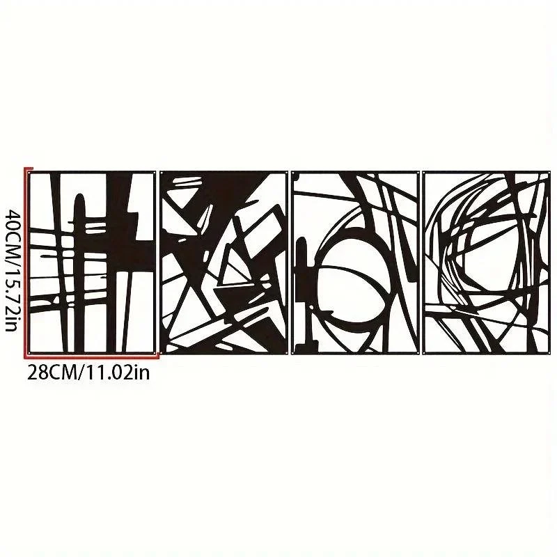 MinimalistAbstractMetalWallArt-Homeko3 Minimalist Abstract Metal Wall Art - Homeko